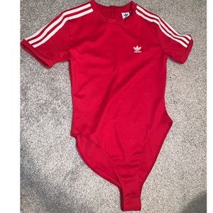 NWOT red Adidas bodysuit! 🍒